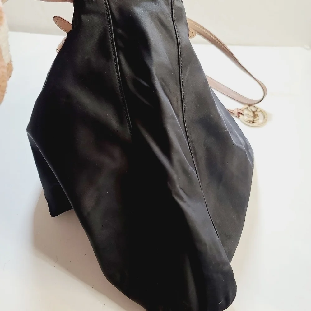 Michael Kors Black North South Nylon Tote Purse
